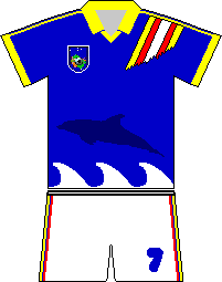 The 2nd Uniform of Eastern Delgamian National Football Team