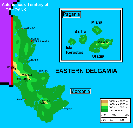 A Map of Eastern Delgamia